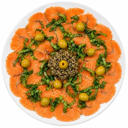 Carpaccio de trucha