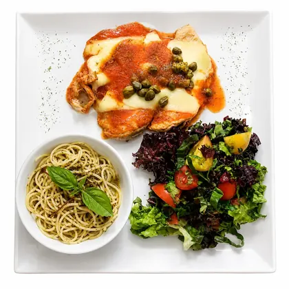 Pollo a la caprese